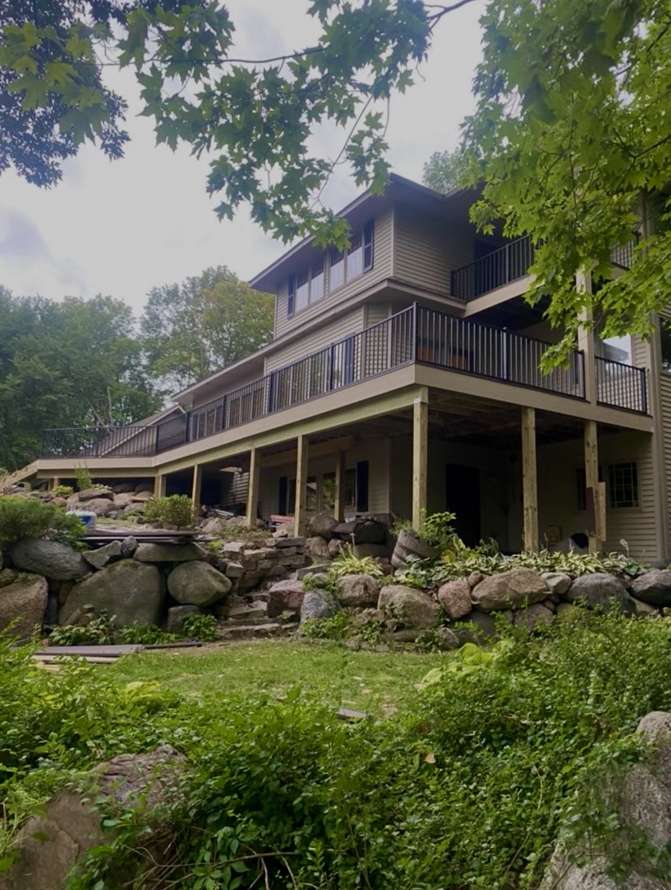 image of a completed backyard project
