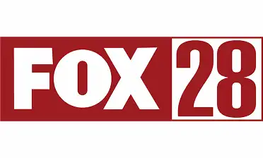 FOX 28 logo with white text on a red rectangular background.