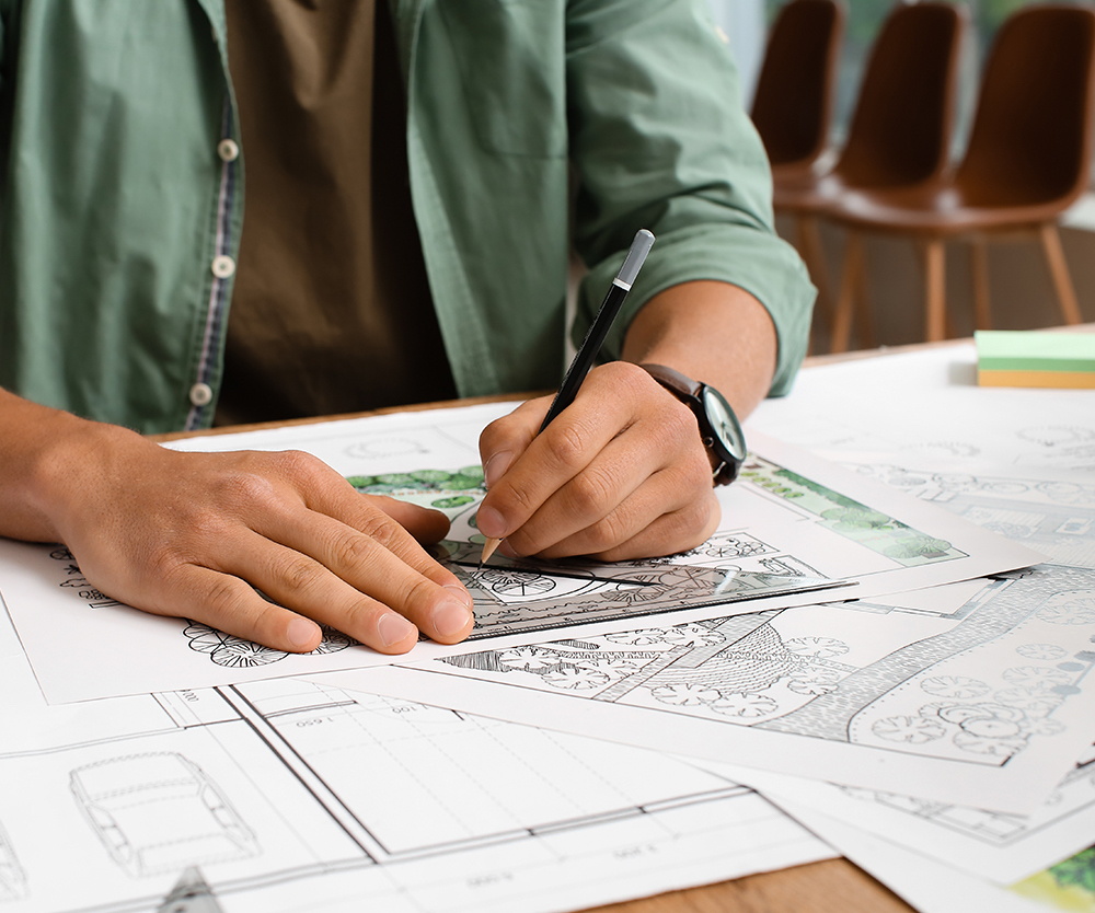 landscape design drawing Windsor