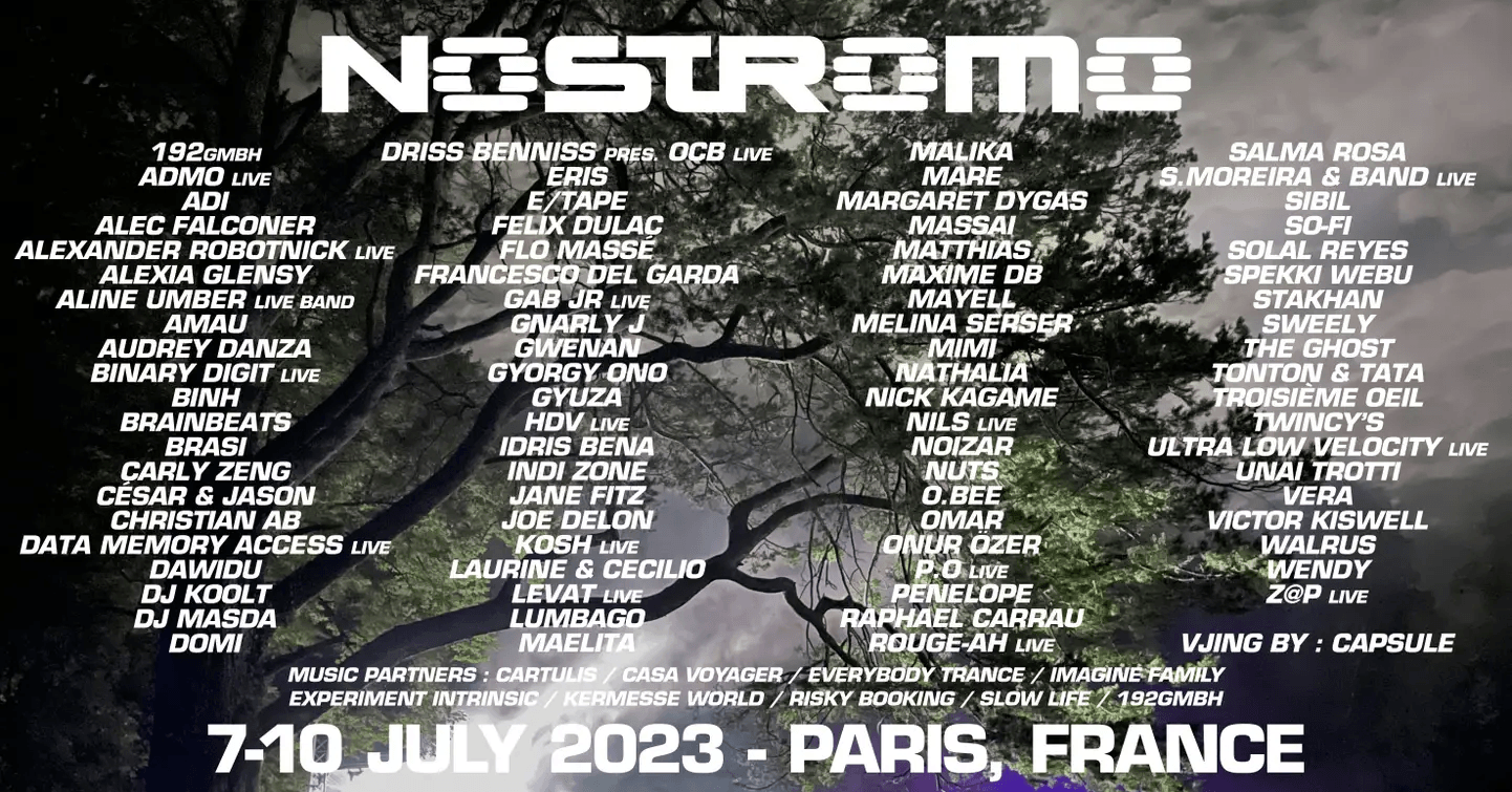 Nostromo Festival 2023 Line-Up