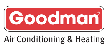 Goodman air conditioning and heating logo. 