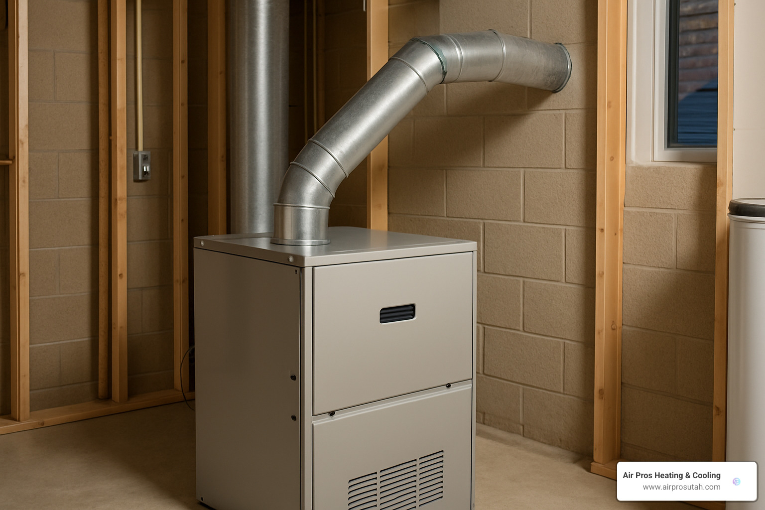 proper furnace flue pipe installation with correct slope - Annual furnace maintenance checklist