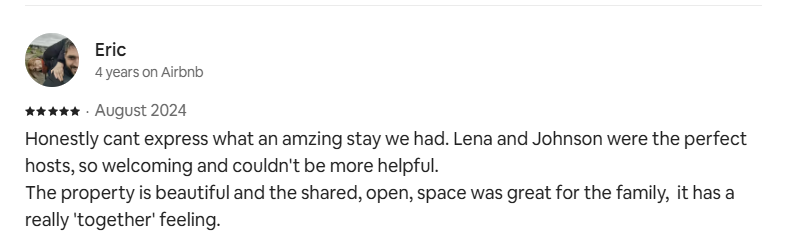Guest review