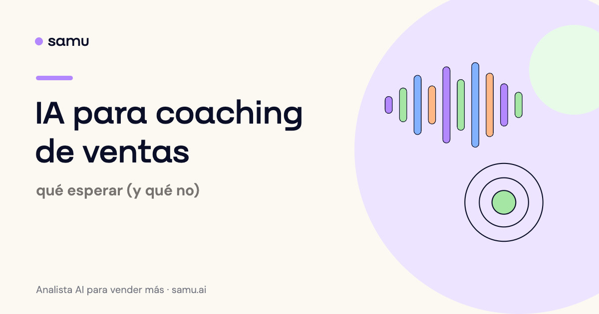 IA para coaching de ventas: qué esperar — guía de Samu sobre el Samu Score