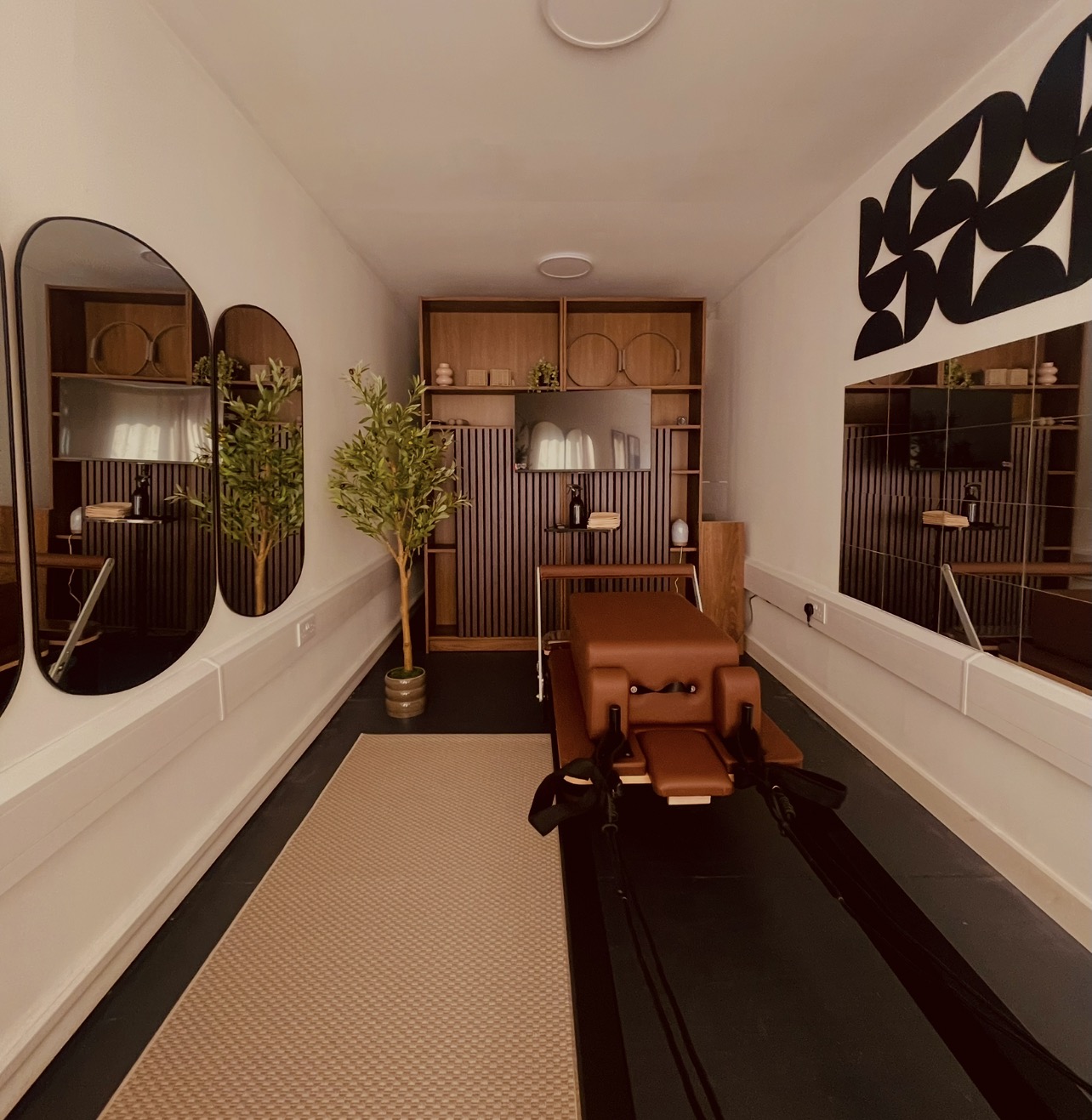 Interior of Solo Movement Private Reformer Studio