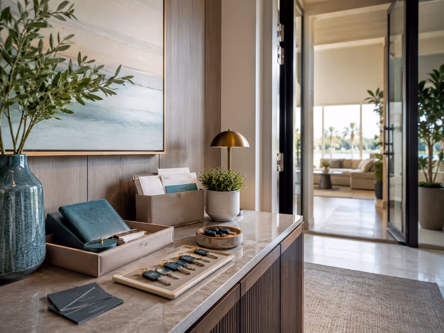 Modernes Business Apartment als Beispiel für temporäre Aufenthalte mit erhöhtem Anspruch an Verlässlichkeit.