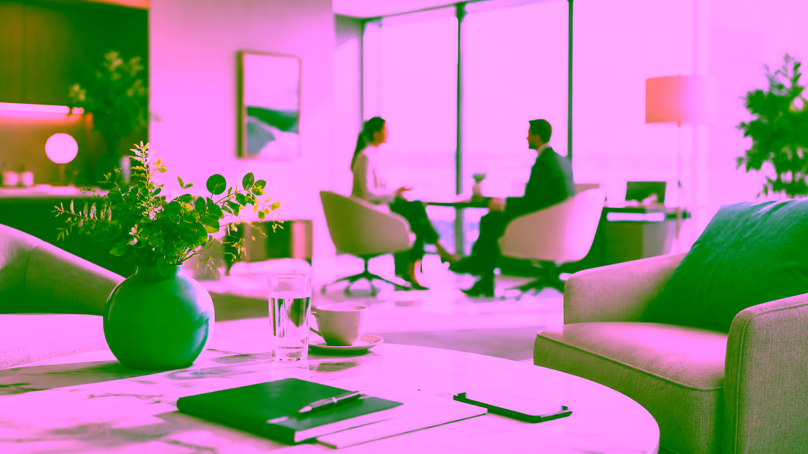 Personal discussion to assess an operating case or Oprivia pilot in a calm business setting.