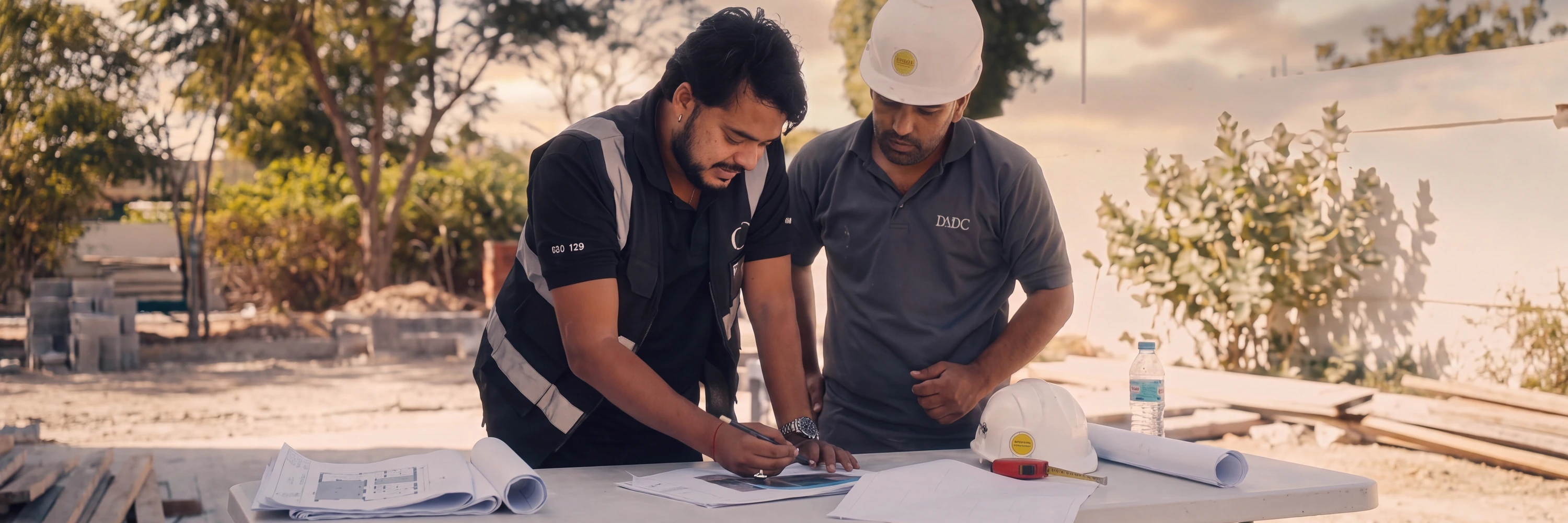A DMDC project review under way on site