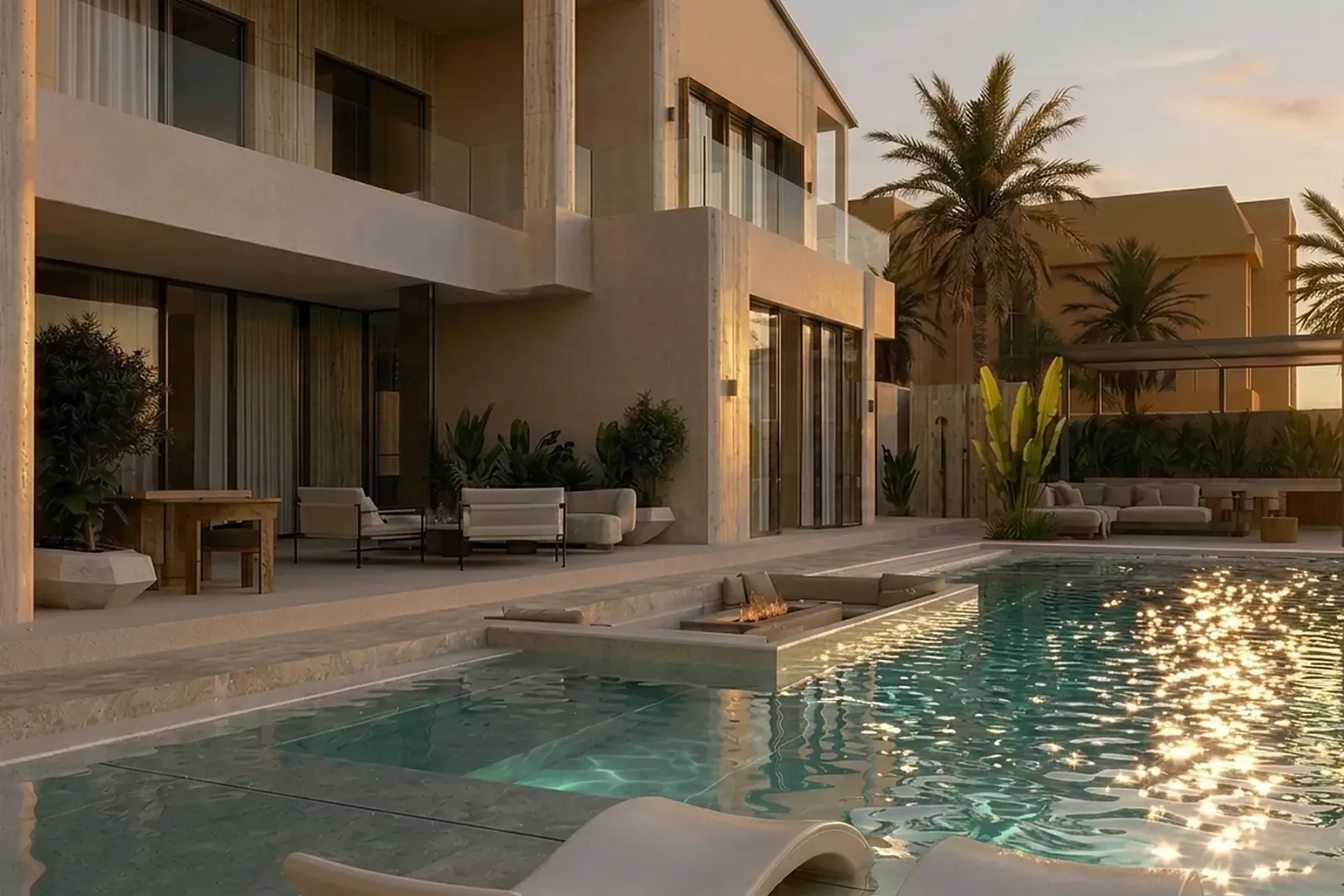 A signature villa on Palm Jumeirah, transformed whole