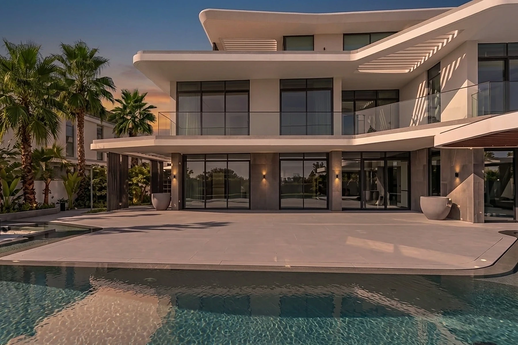 A golf-facing villa at Golf Place 2 being taken to a private standard