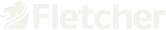 Fletcher company logo with stylized F icon and bold text.