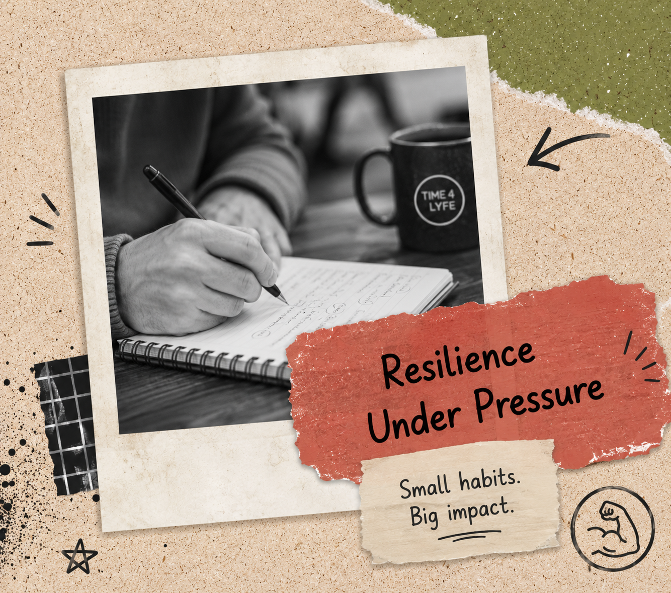 Workshop on building resilience under pressure through practical wellbeing habits.