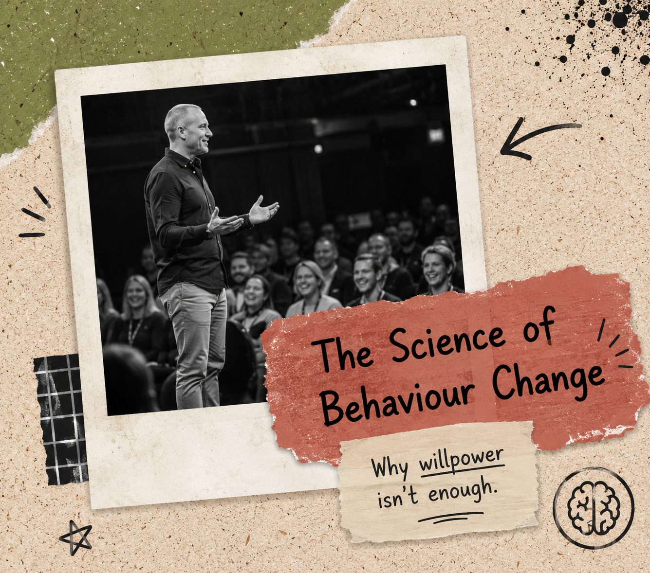 Keynote presentation explaining the science of behaviour change and lasting habit formation.