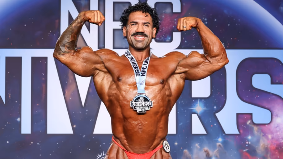Nate Posing for NPC Contest