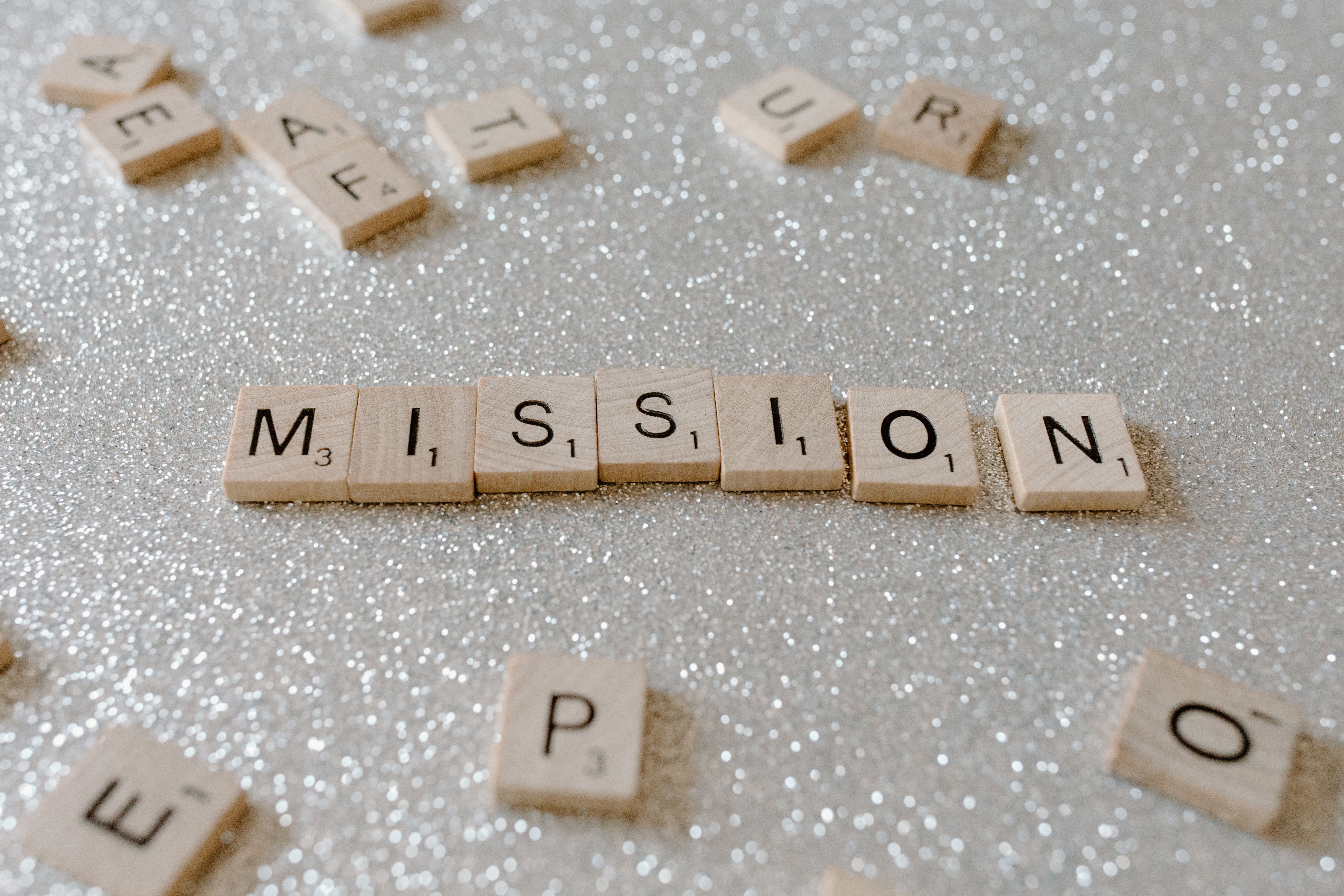 Missions scrabble text