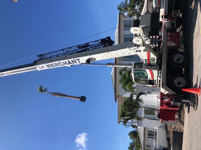 Florida Son Landscaping crew member maintaining a South Florida estate property
