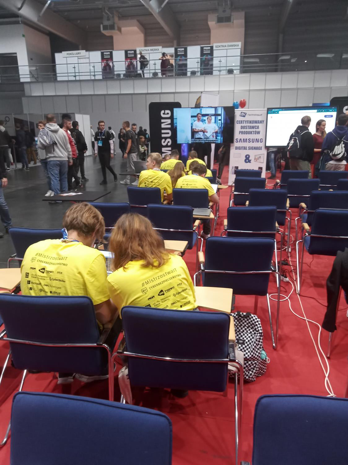 Uczestnicy konkurencji z zakresu cyberbezpieczeństwa