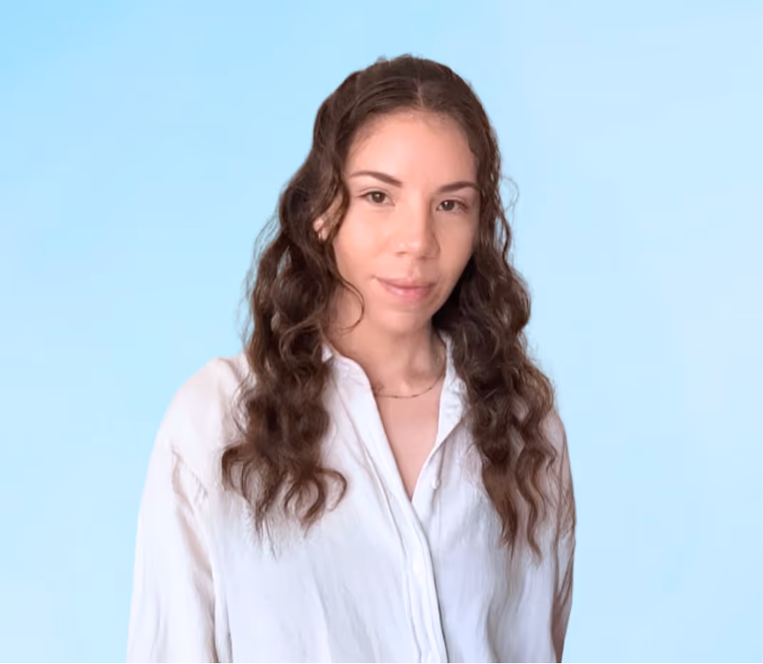 Maria, marketing associate placed through Hire Hangar