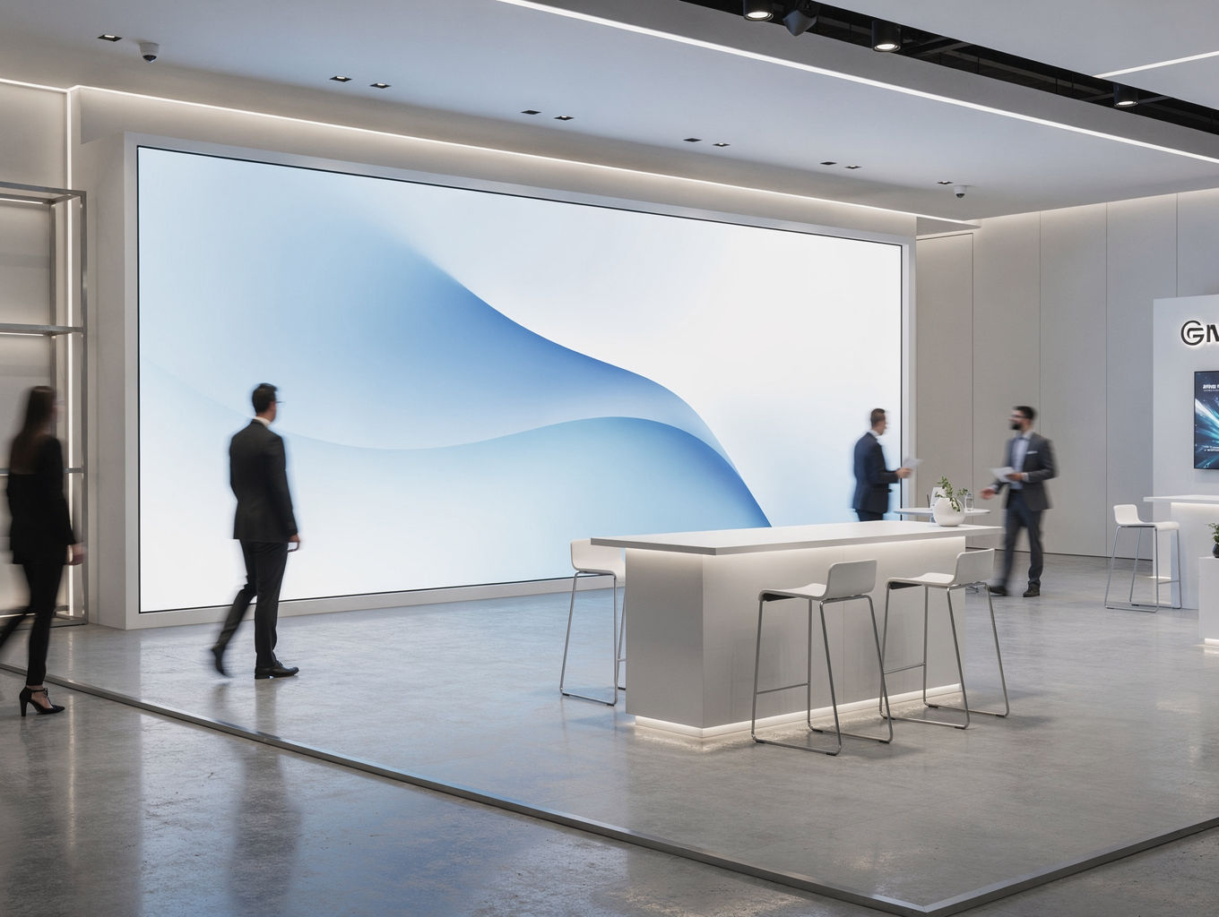 LED video wall at a corporate keynote at the Javits Center, NYC