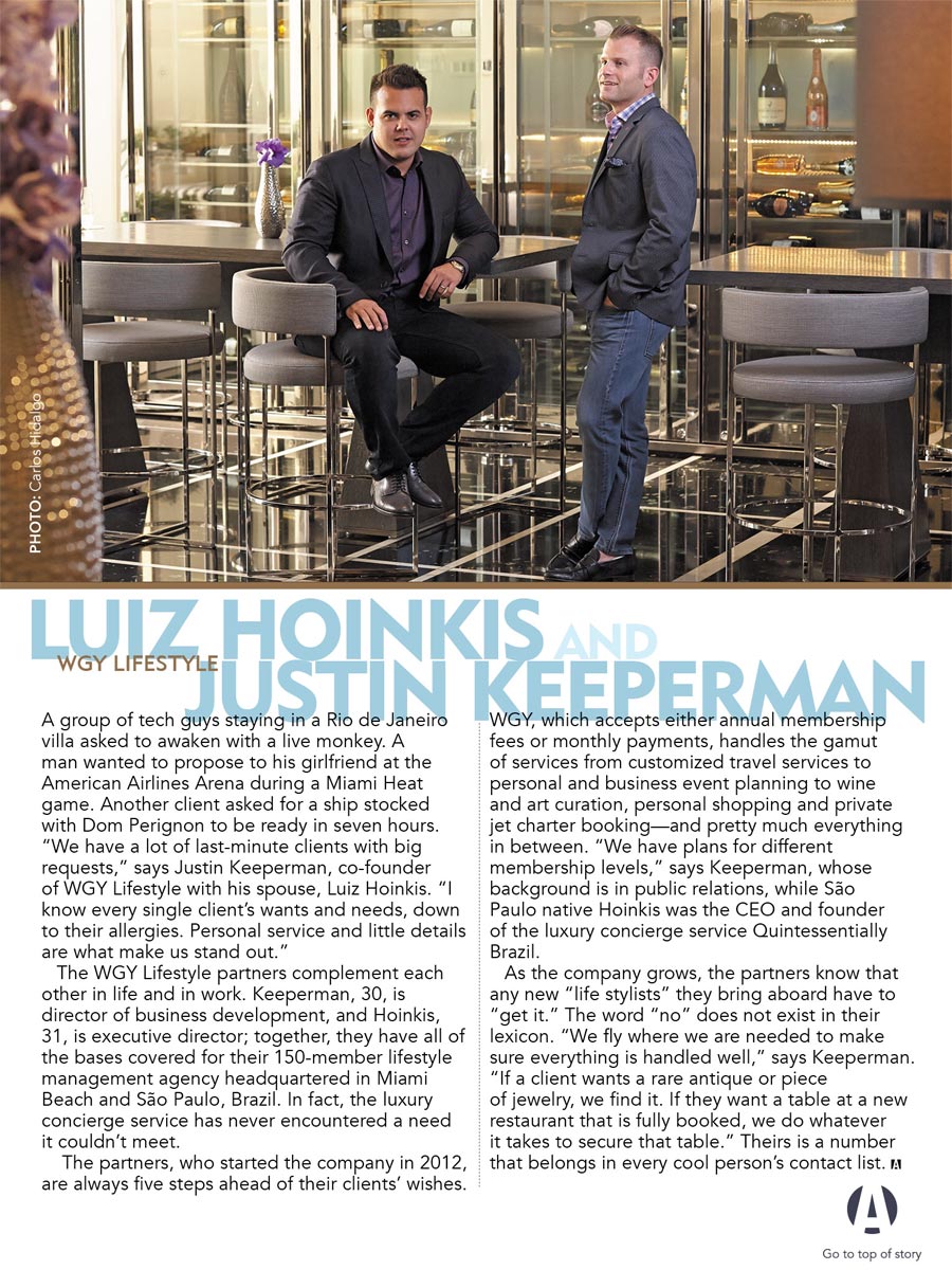 LUIZ HOINKIS AND JUSTIN KEEPERMAN