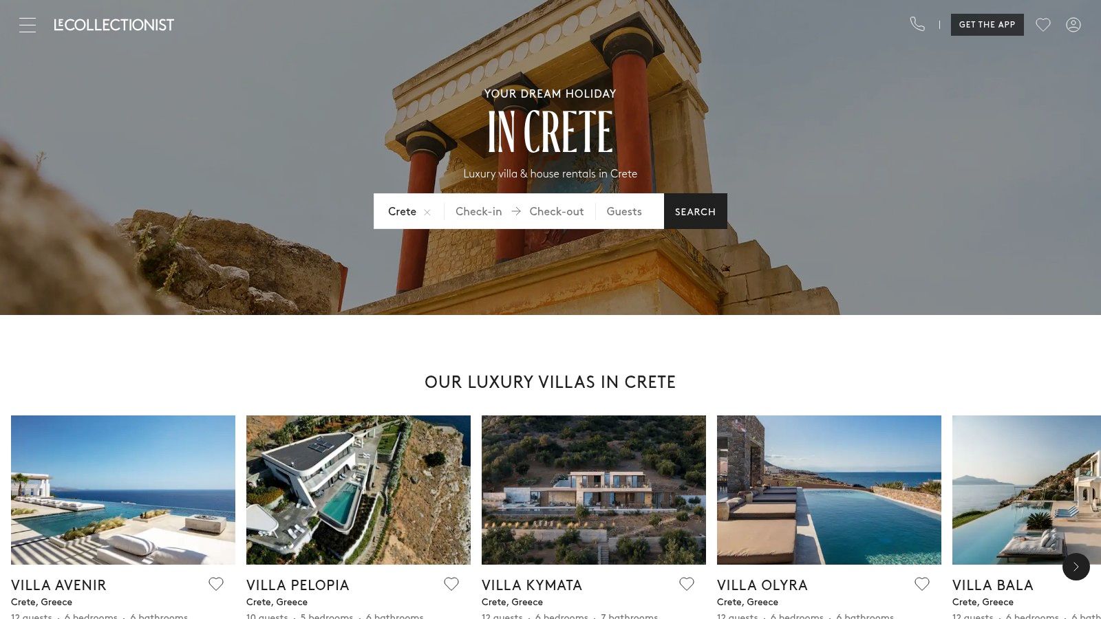 Le Collectionist, Crete Portfolio