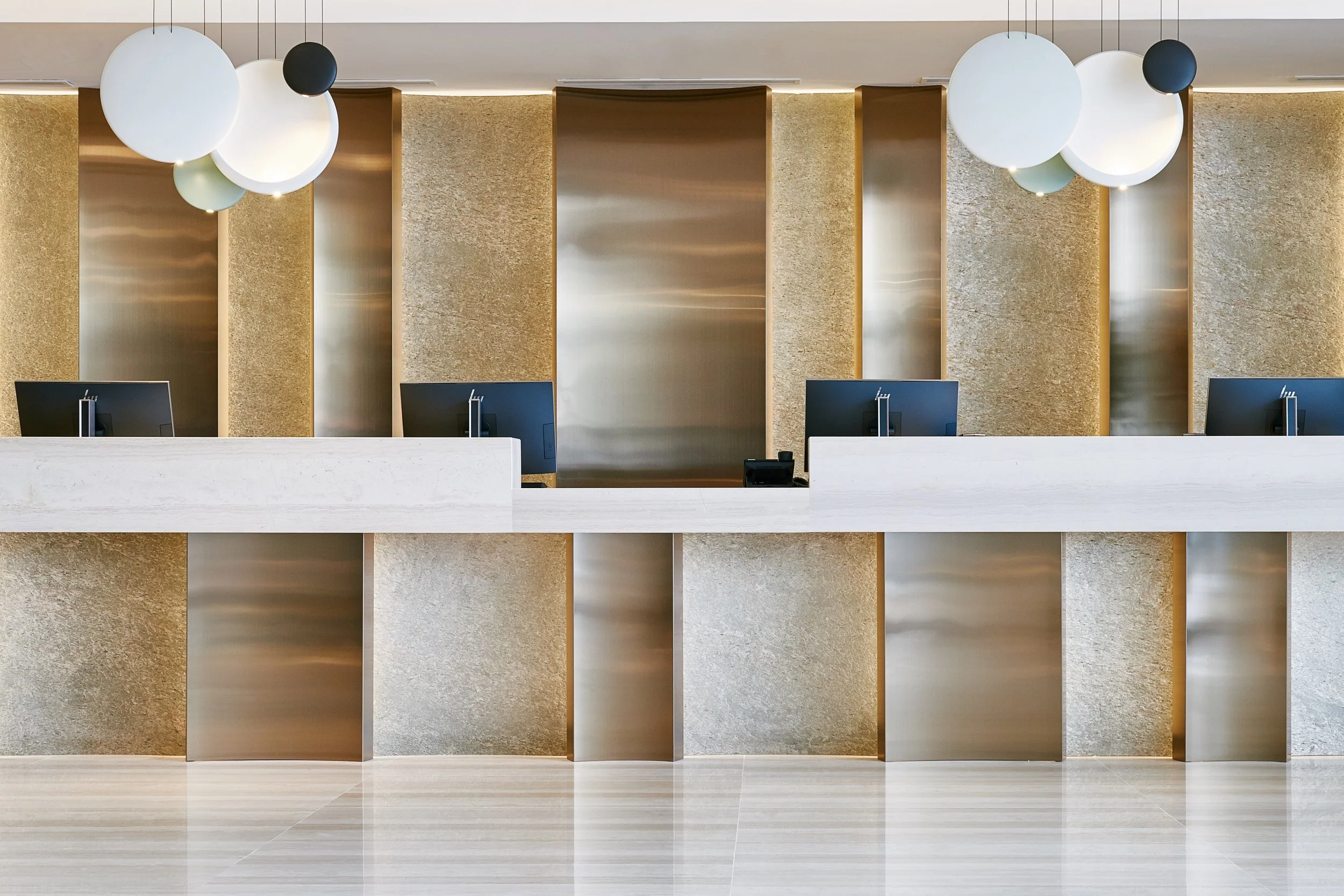 Reception desk at VP Plaza España Design in Madrid