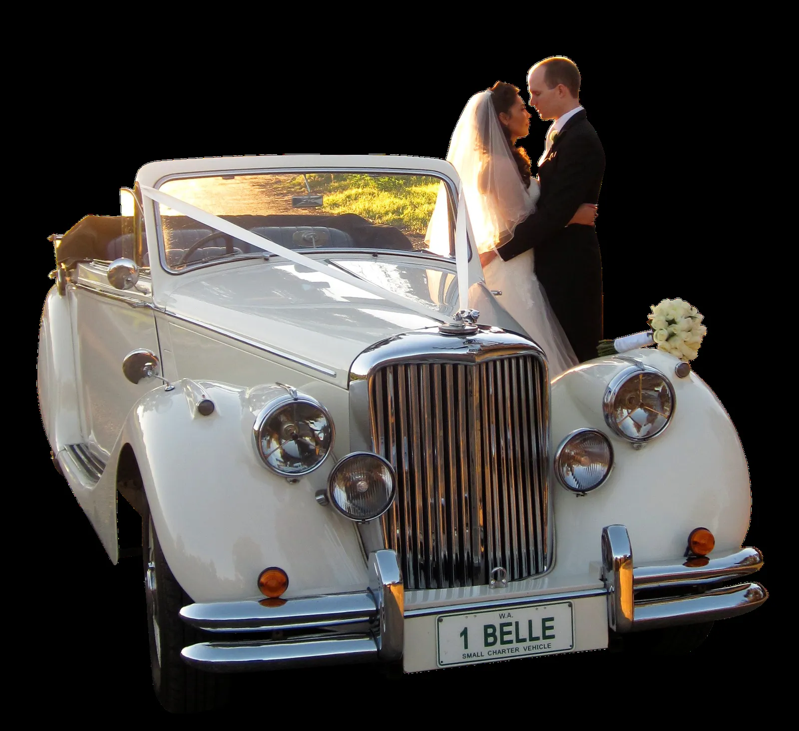 1949 Jaguar Mark V convertible wedding car, Perth