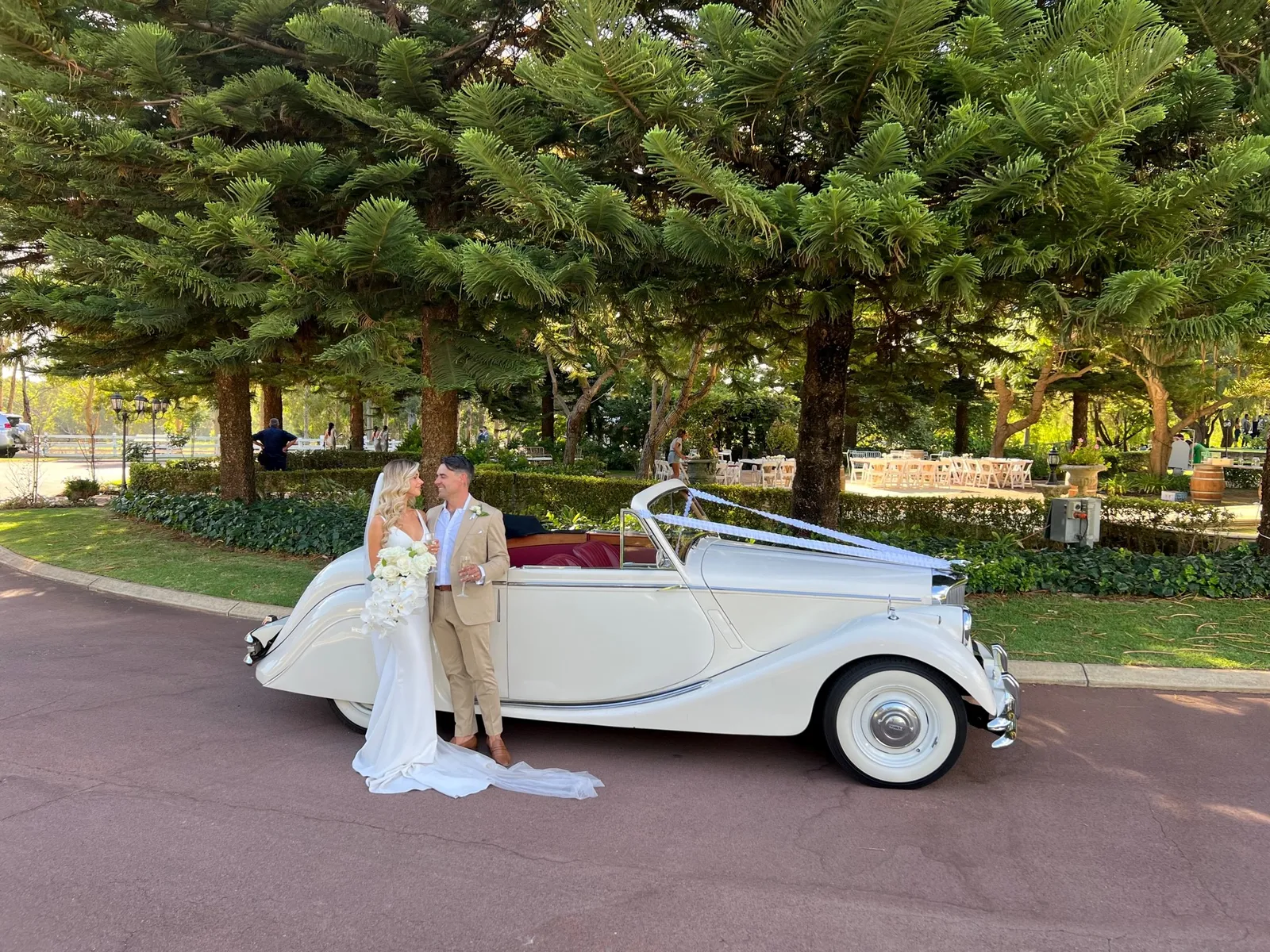1949 Jaguar Mark V convertible wedding car, Perth