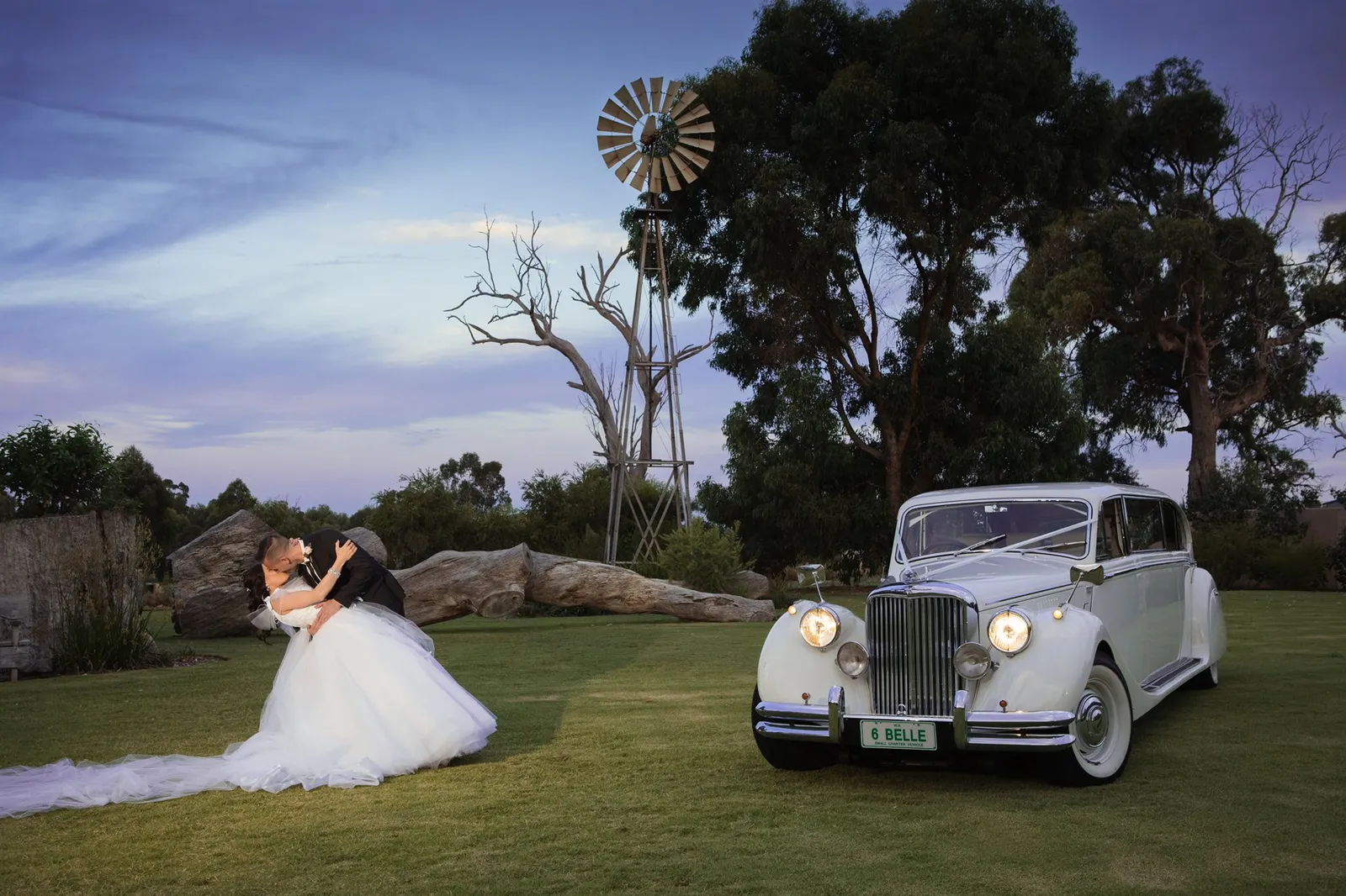 7-seater Jaguar Mark V limousine, Perth