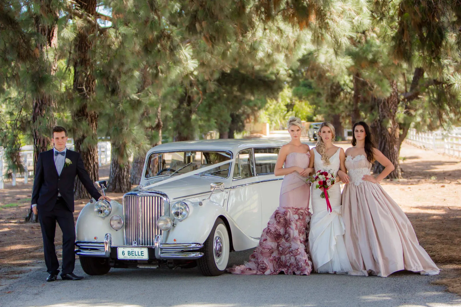 7-seater Jaguar Mark V limousine, Perth