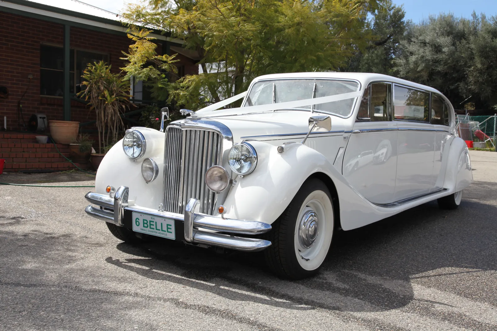 7-seater Jaguar Mark V limousine, Perth