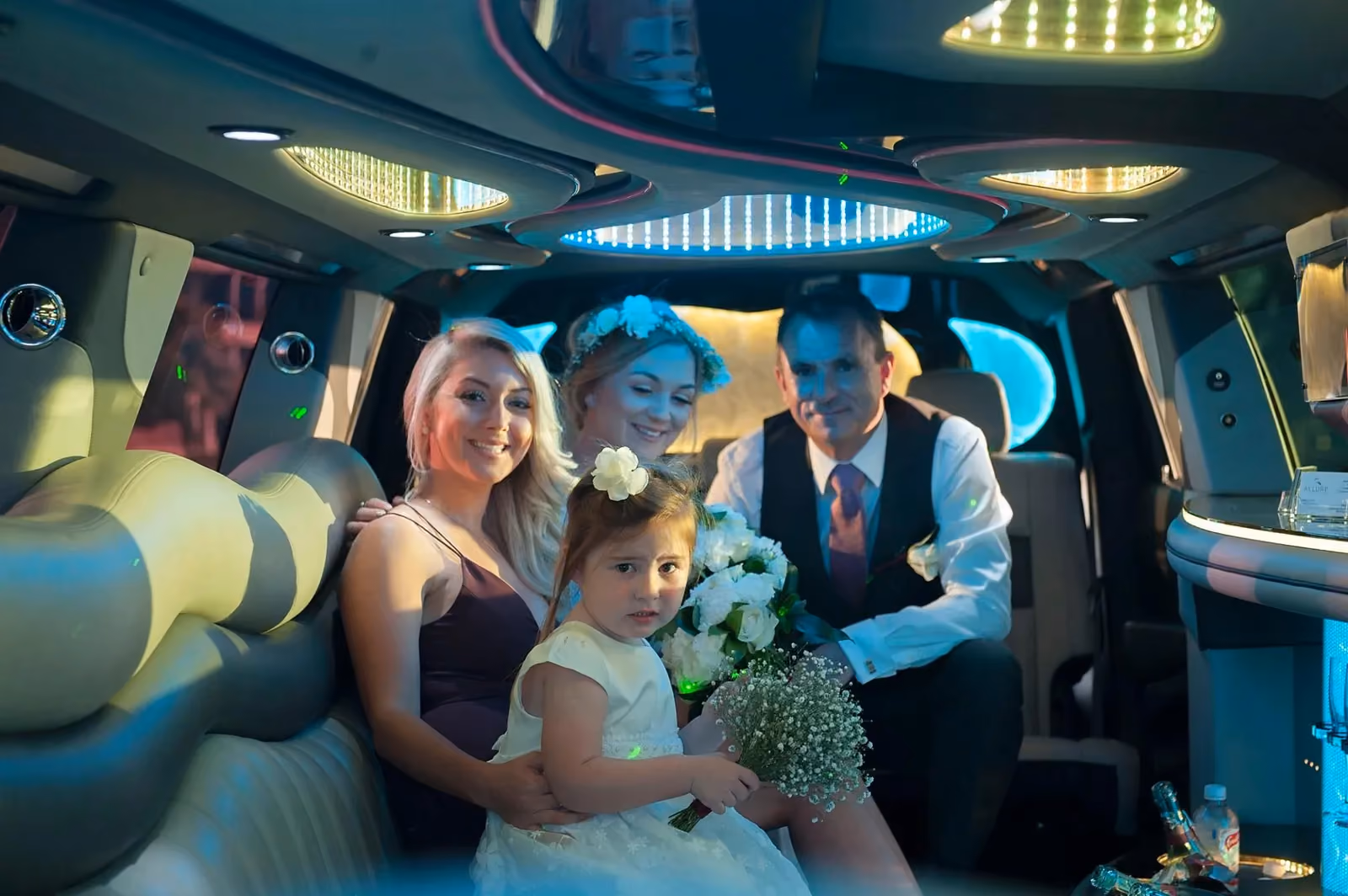 Jeep stretch limousine interior, Perth