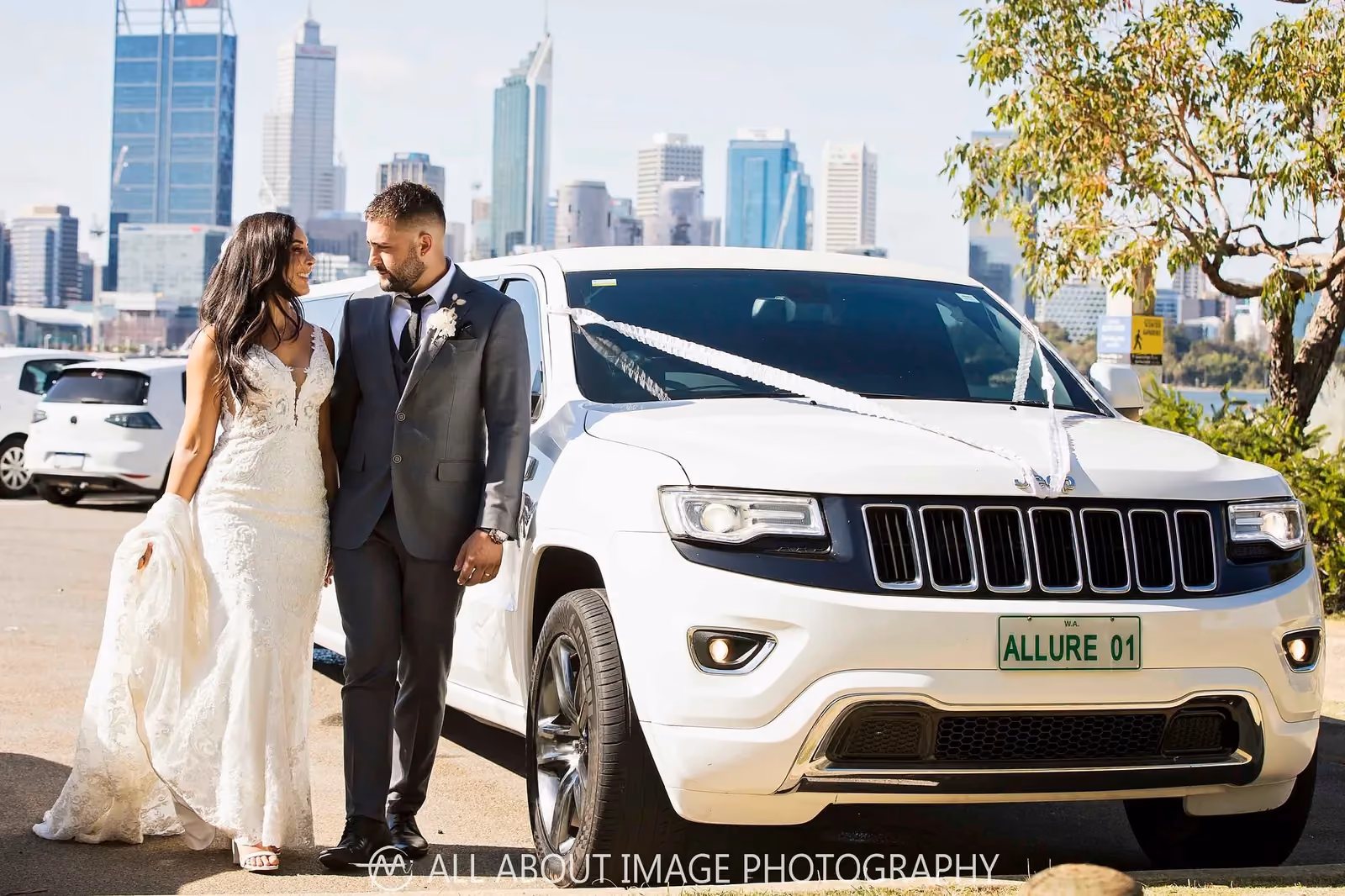 Jeep stretch limousine interior, Perth