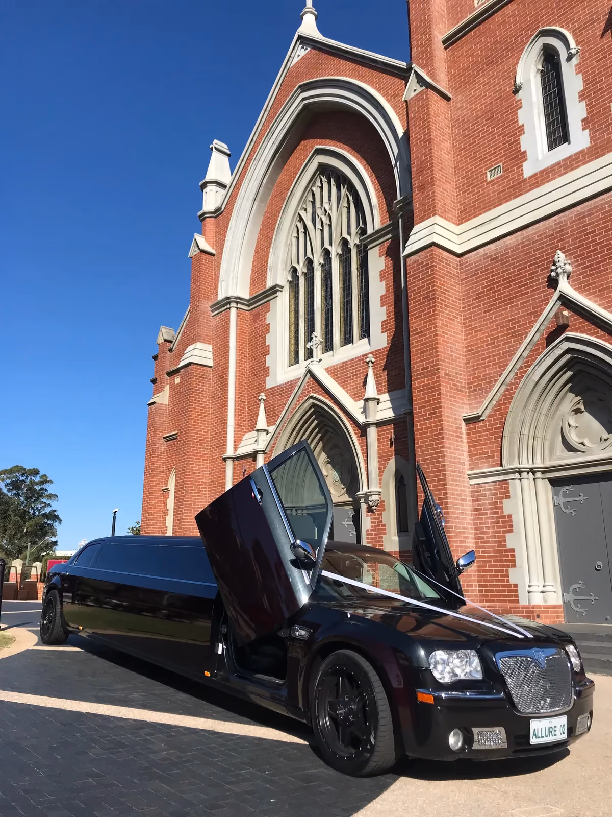Chrysler stretch limousine in Perth