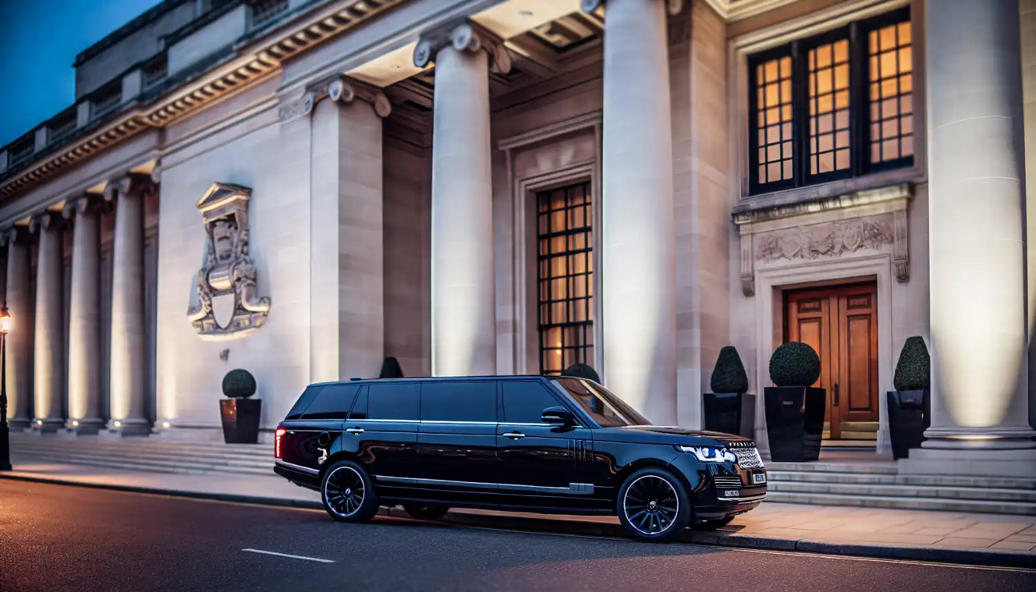 Range Rover stretch limousine for hire in Perth