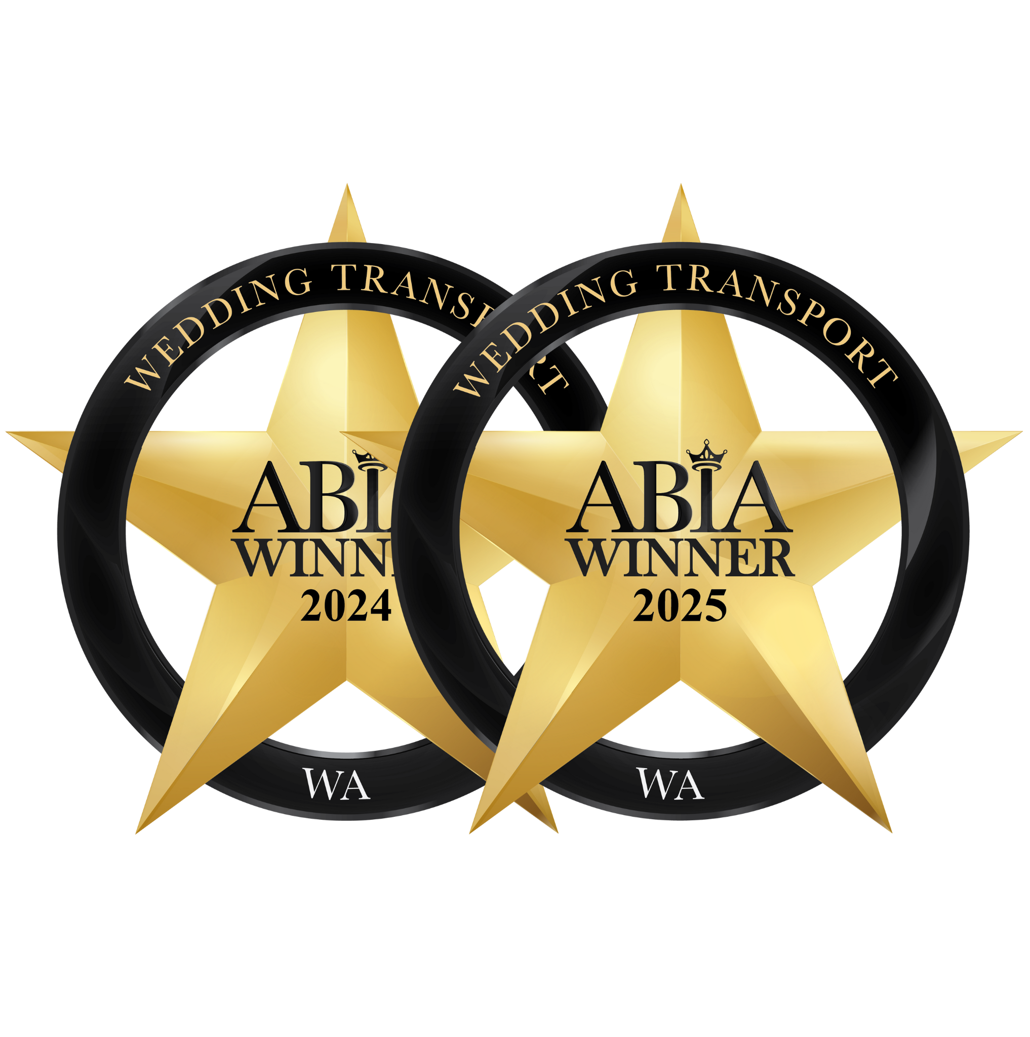 ABIA WA Wedding Transport Winner 2024 and 2025