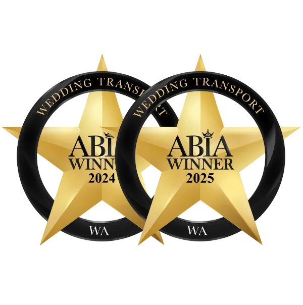 ABIA WA Wedding Transport Winner 2024 and 2025