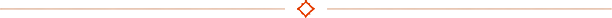 Thin horizontal black line with a small red diamond centered above it on a white background.
