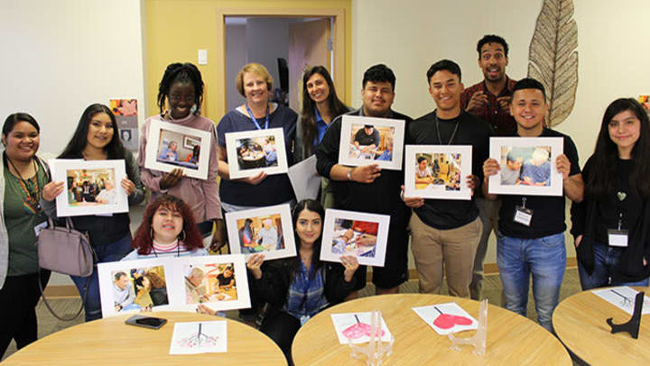 At Chelsea Place, Students + Memory Care Residents = Positive Engagement!