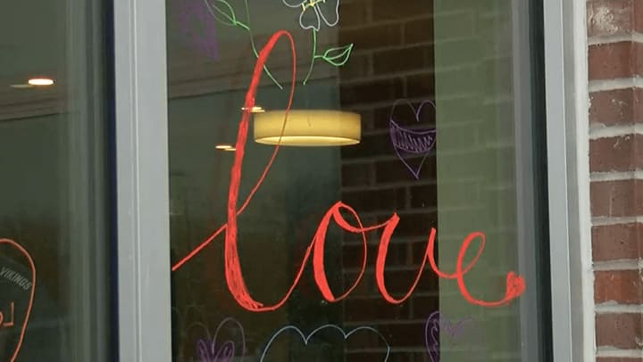 Window Art Continues to Bring Joy to Our Memory Care Residents