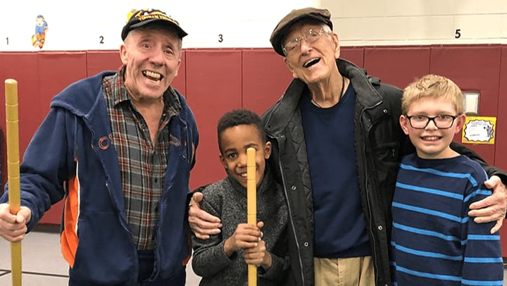 A Game of Croquet Brings Smiles to Children and Memory Care Residents