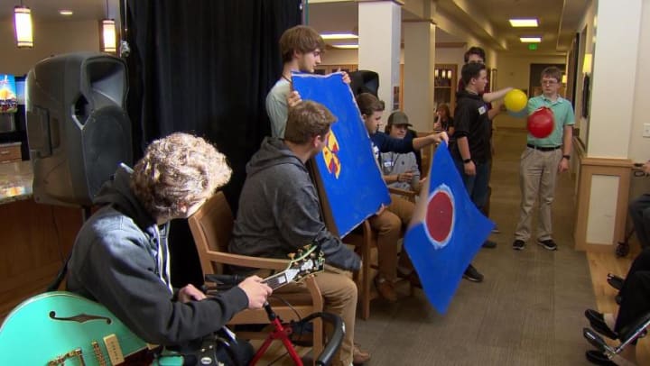 Local Students and Memory Care Residents Said, “Let’s Put on a Show!”