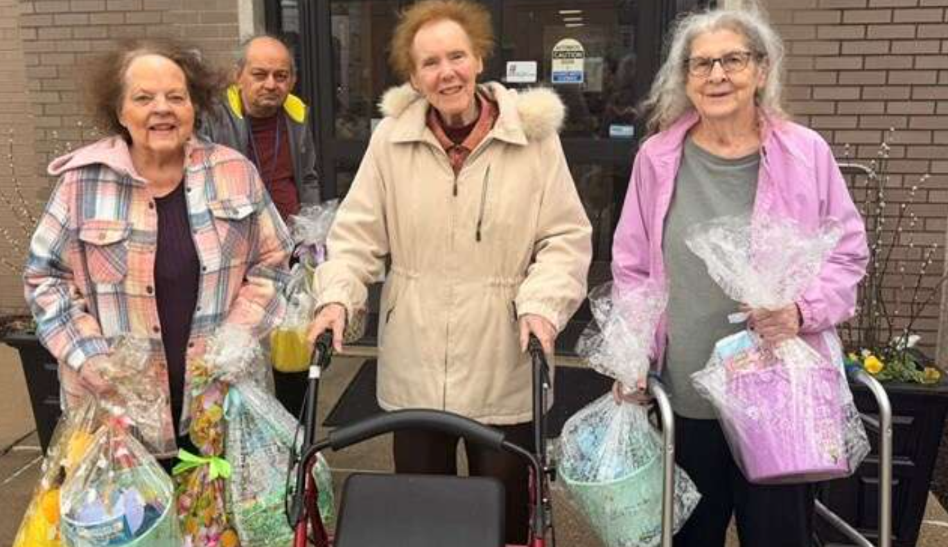 Churchill Place Seniors Deliver Easter Joy to Local Families