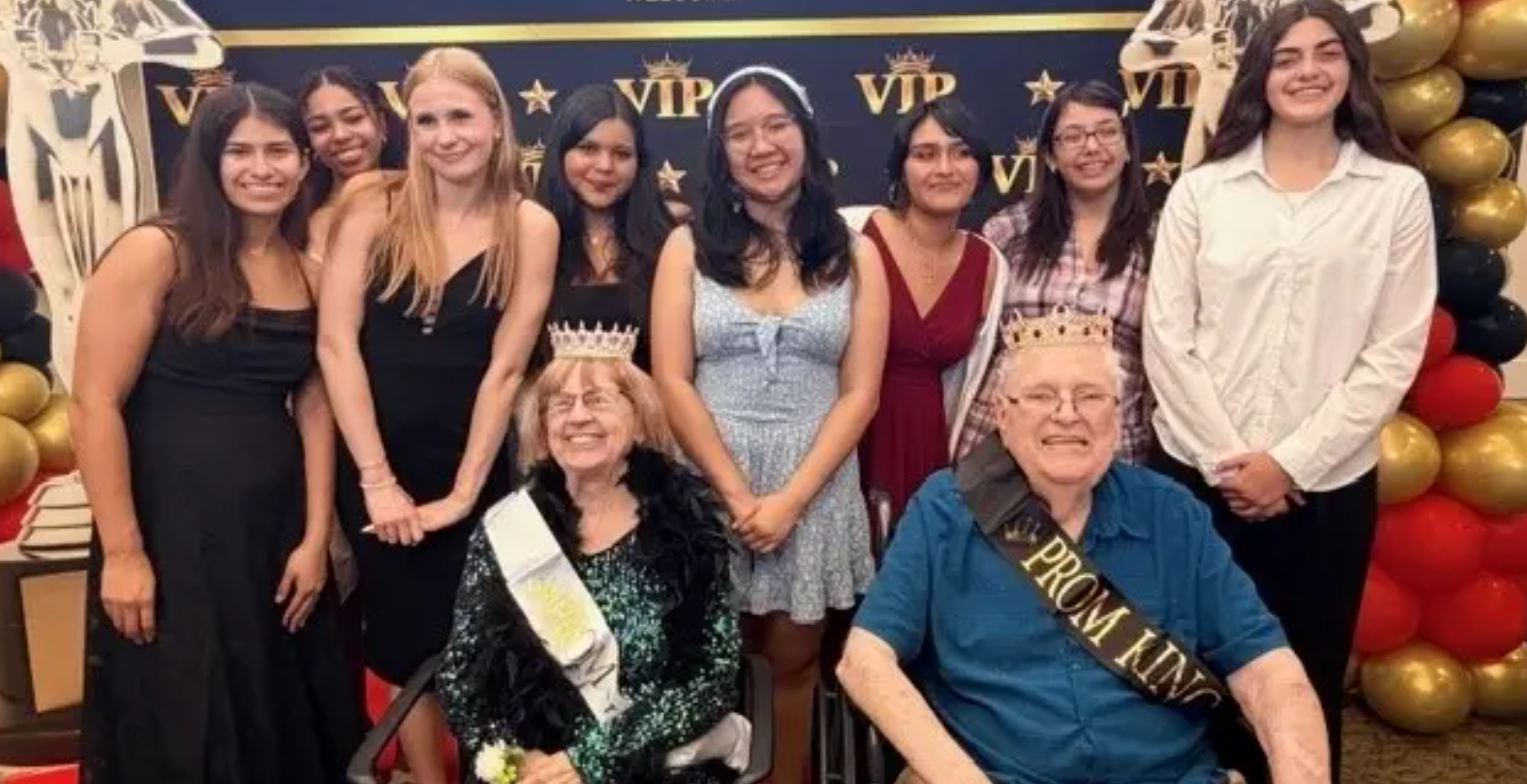 Senior Prom Brings Generations Together at Vineyard Place
