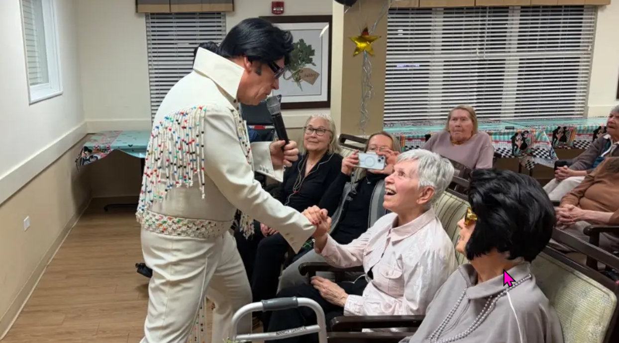 Elvis Lives On at Emerald Place Birthday Celebration