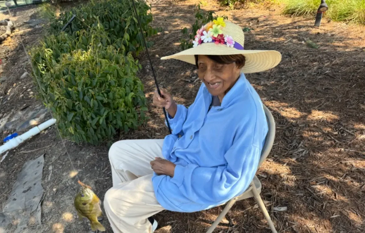 102-Year-Old Lucille Noble Has … Gone Fishing!