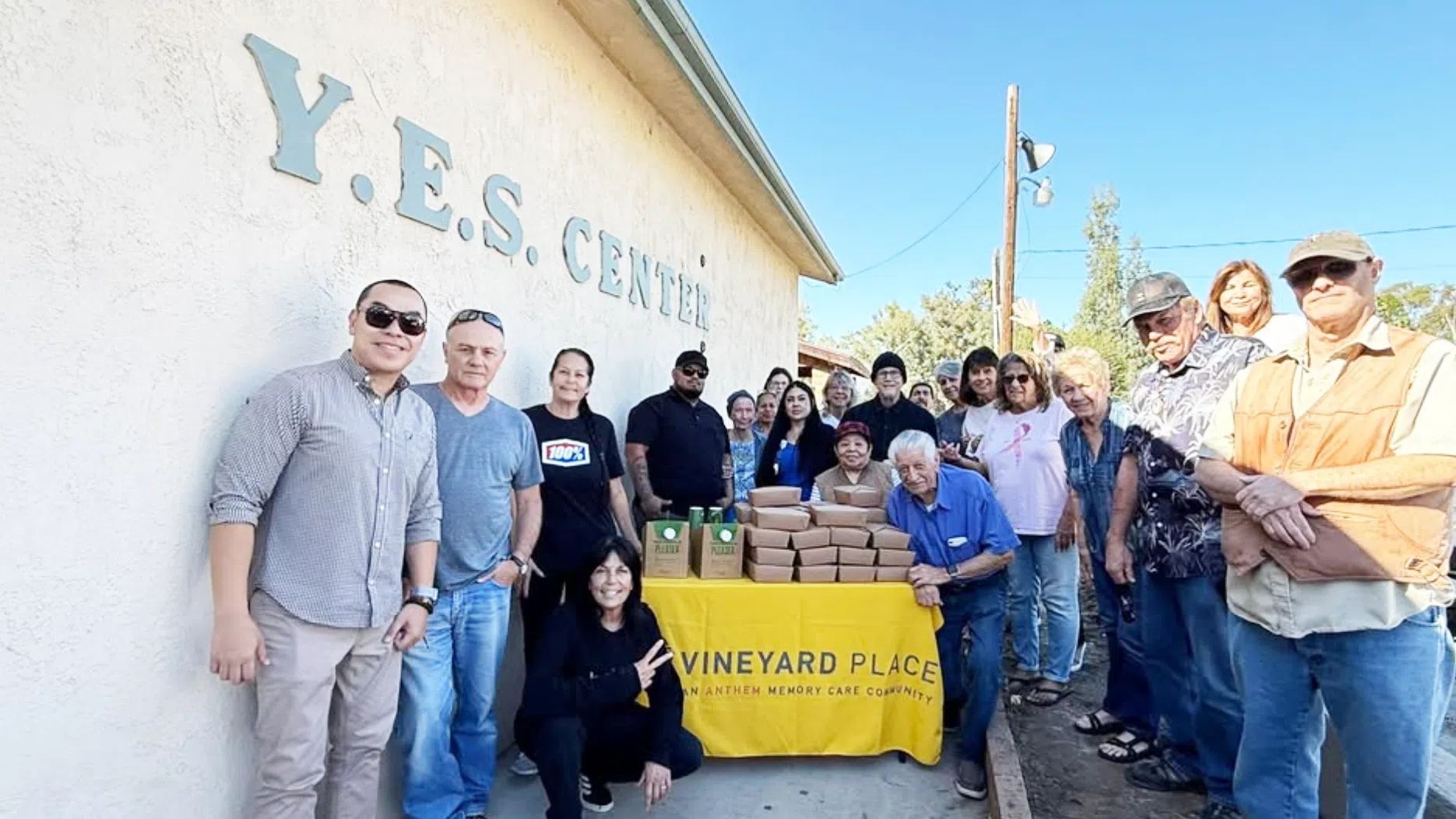 Vineyard Place Residents Say “Y.E.S.” to Helping Those in Need