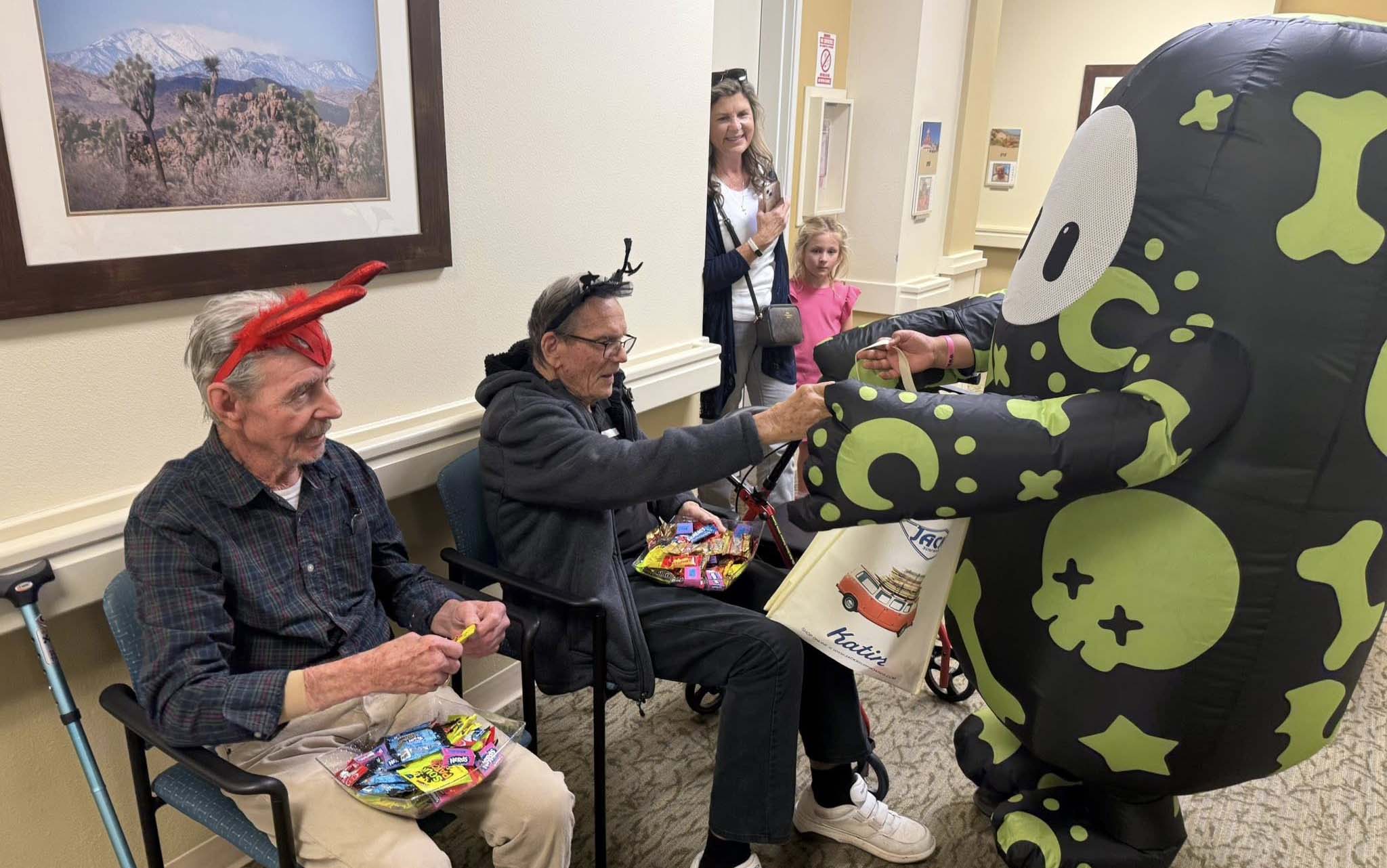 Costumes, Candy and Connection: Cole Canyon 4th Graders Trick-or-Treat at Vineyard Place