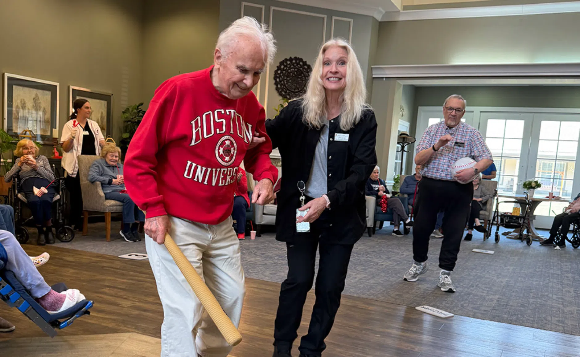 It’s “Game Day” at Liberty Place as Residents Celebrate the Start of Baseball Season!