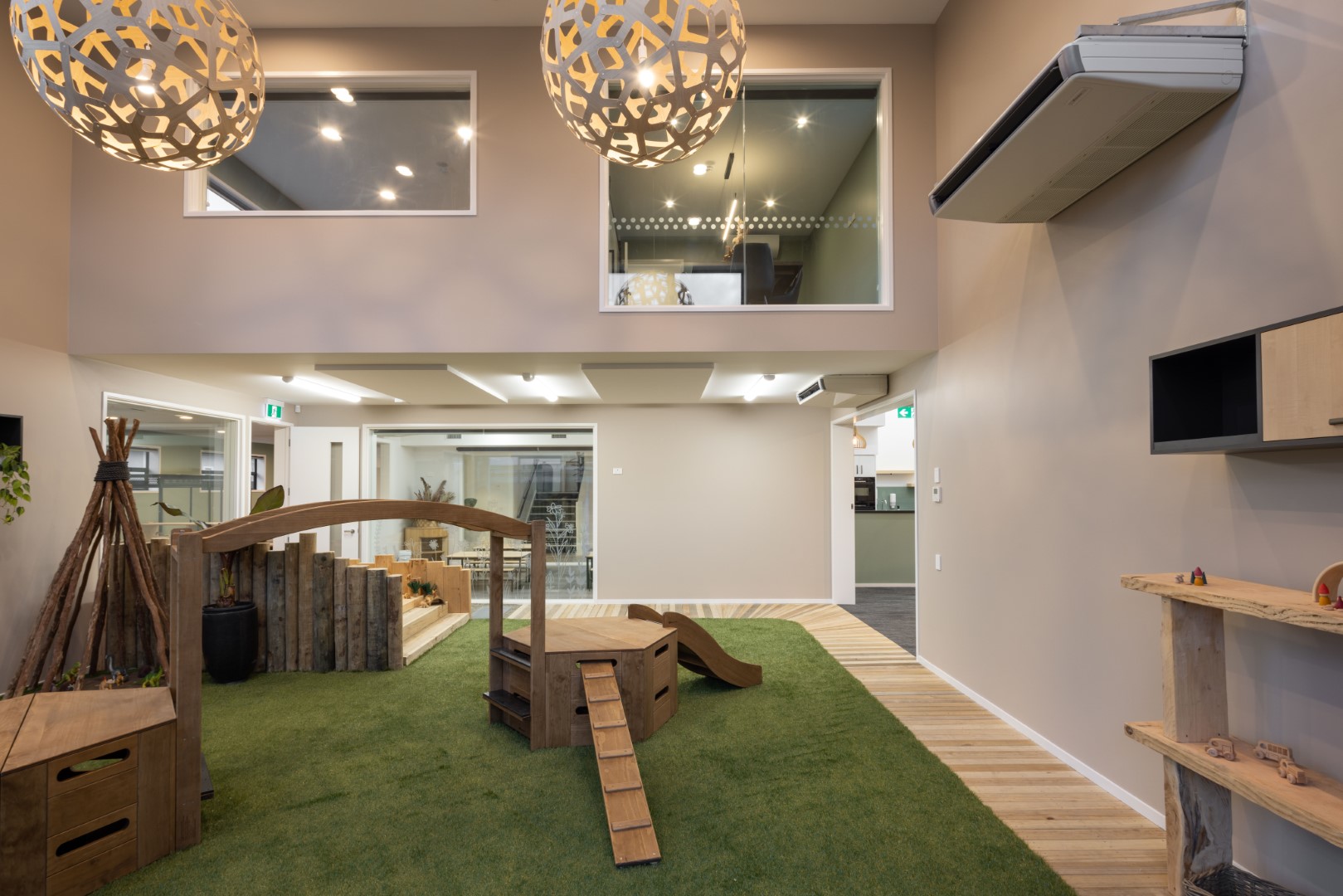 Modern architectural home with outdoor living area built to last by Millar Construction